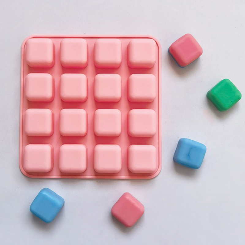 Soap Making Jelly - ●16 Cavity Square Cake Baking Silicone