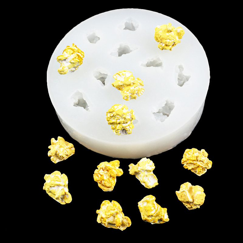 Soap Making For Beginners - 12-hole Popcorn Silicone Molds Fondant Candy