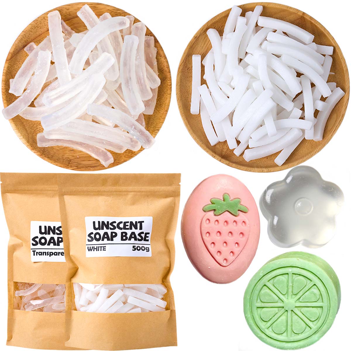 Soap Making With Soap Base - 500g Glycerin Soap Base DIY Handmade