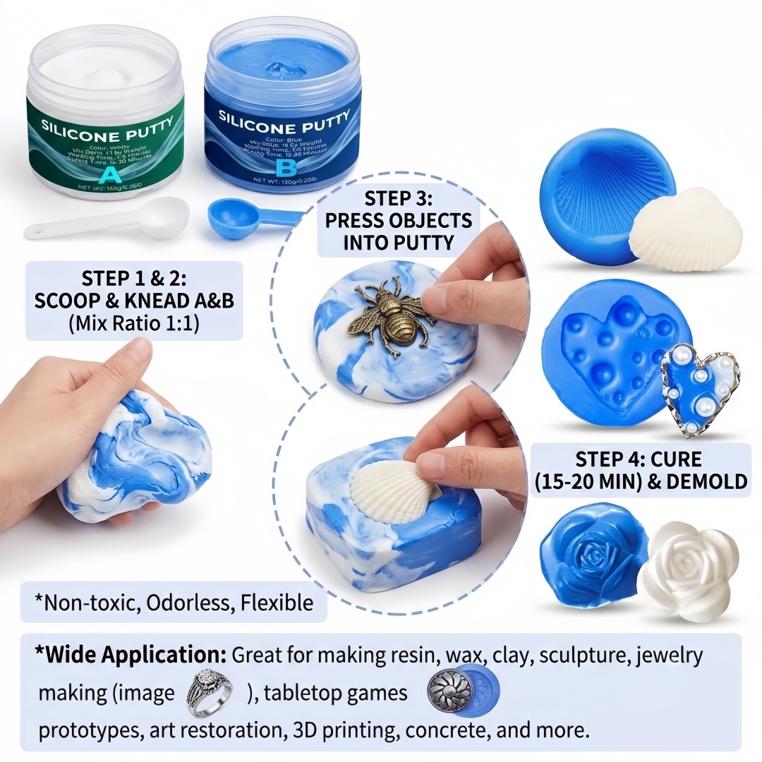 Silicone Putty Mold Making Sup - Soap Making Utensils recension och pris