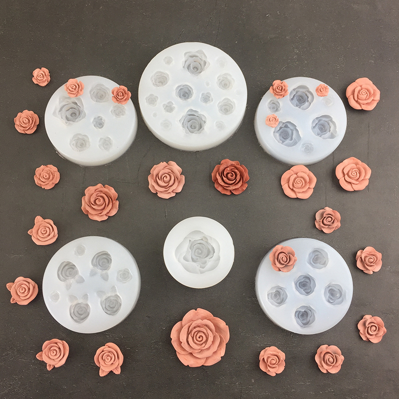 3D Rose Flower Shape Leaf Sili - Soap Making Utensils recension och pris