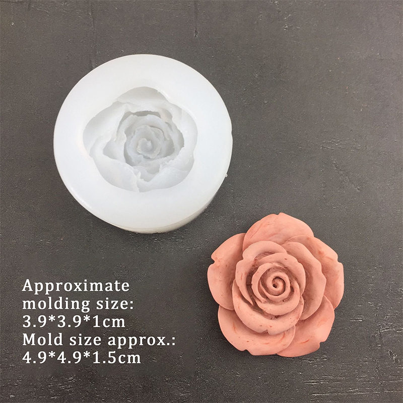 3D Rose Flower Shape Leaf Sili - Soap Making Utensils recension och pris