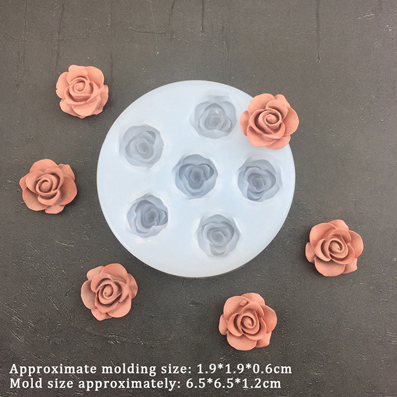 3D Rose Flower Shape Leaf Sili - Soap Making Utensils recension och pris