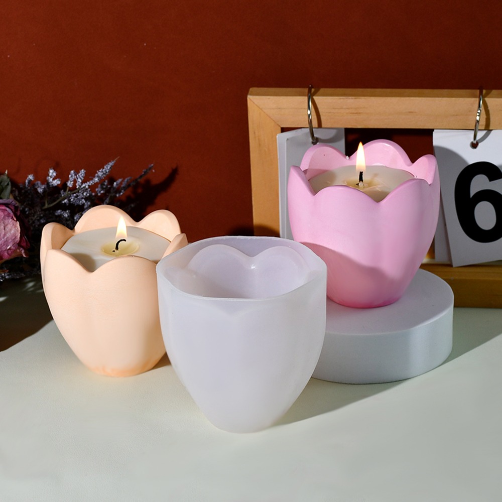 Tulip Candle Holder Silicone M - Soap Making For Beginners recension och pris