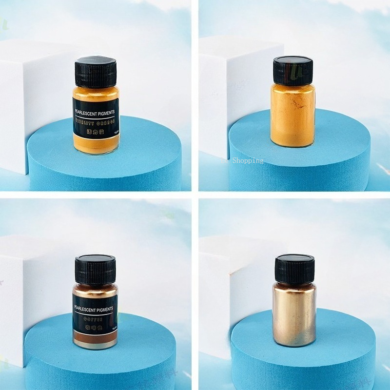 10g/bottle 24/36/48/72 Color P - Mica Powder Colorant recension och pris