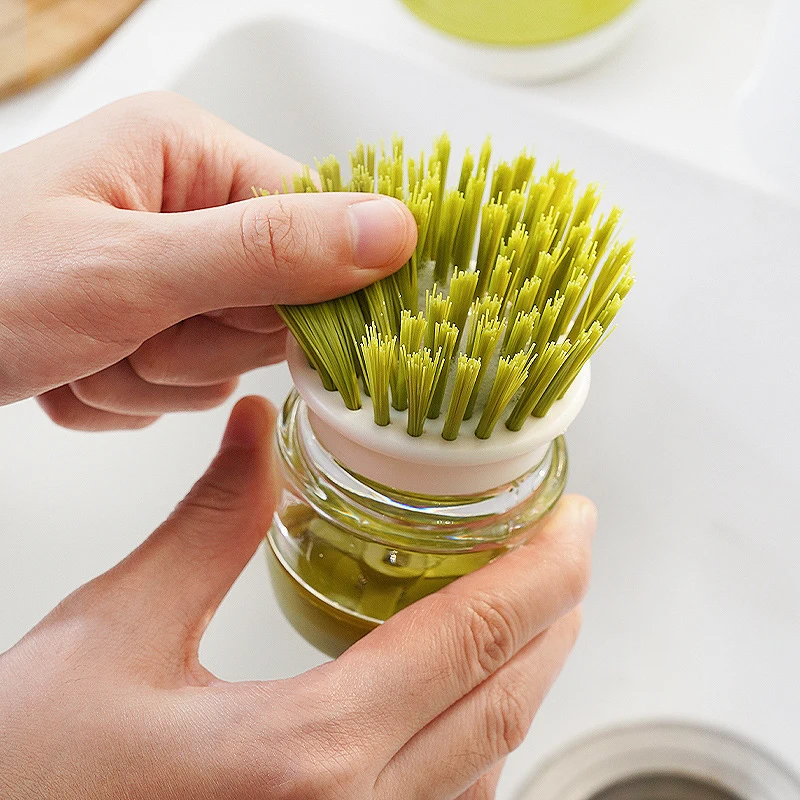 Soap Dispenser Palm Dish Brush - Soap Making Base recension och pris