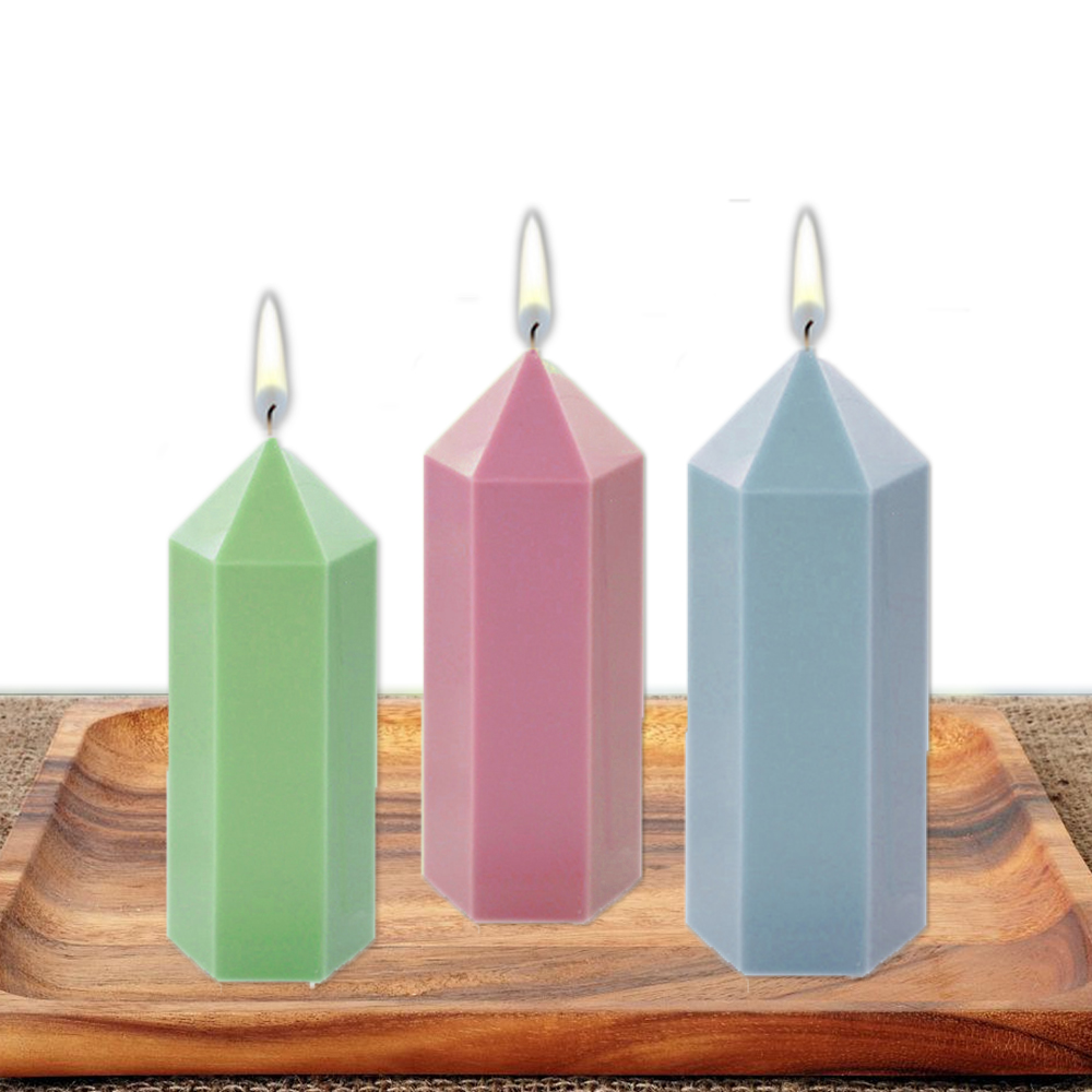 3D Hexagonal Column Candle Mol - Soap Making For Beginners recension och pris