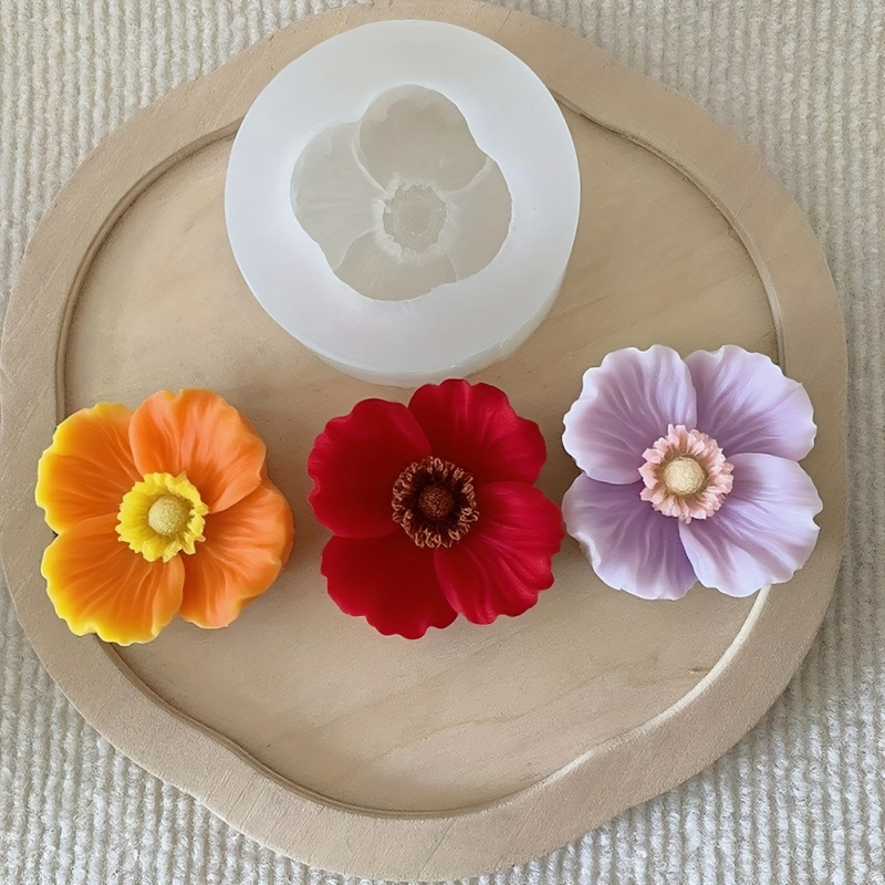3Flower silicone mold，Silicone - Soap Making Liquid recension och pris