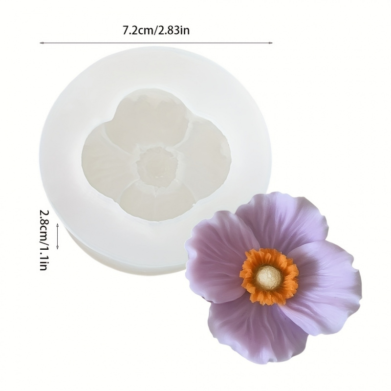 3Flower silicone mold，Silicone - Soap Making Liquid recension och pris
