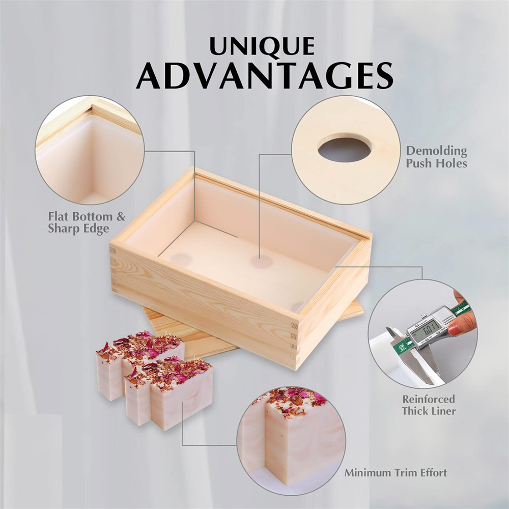Large Soap Molds Rectangle Sil - Soap Making For Beginners recension och pris