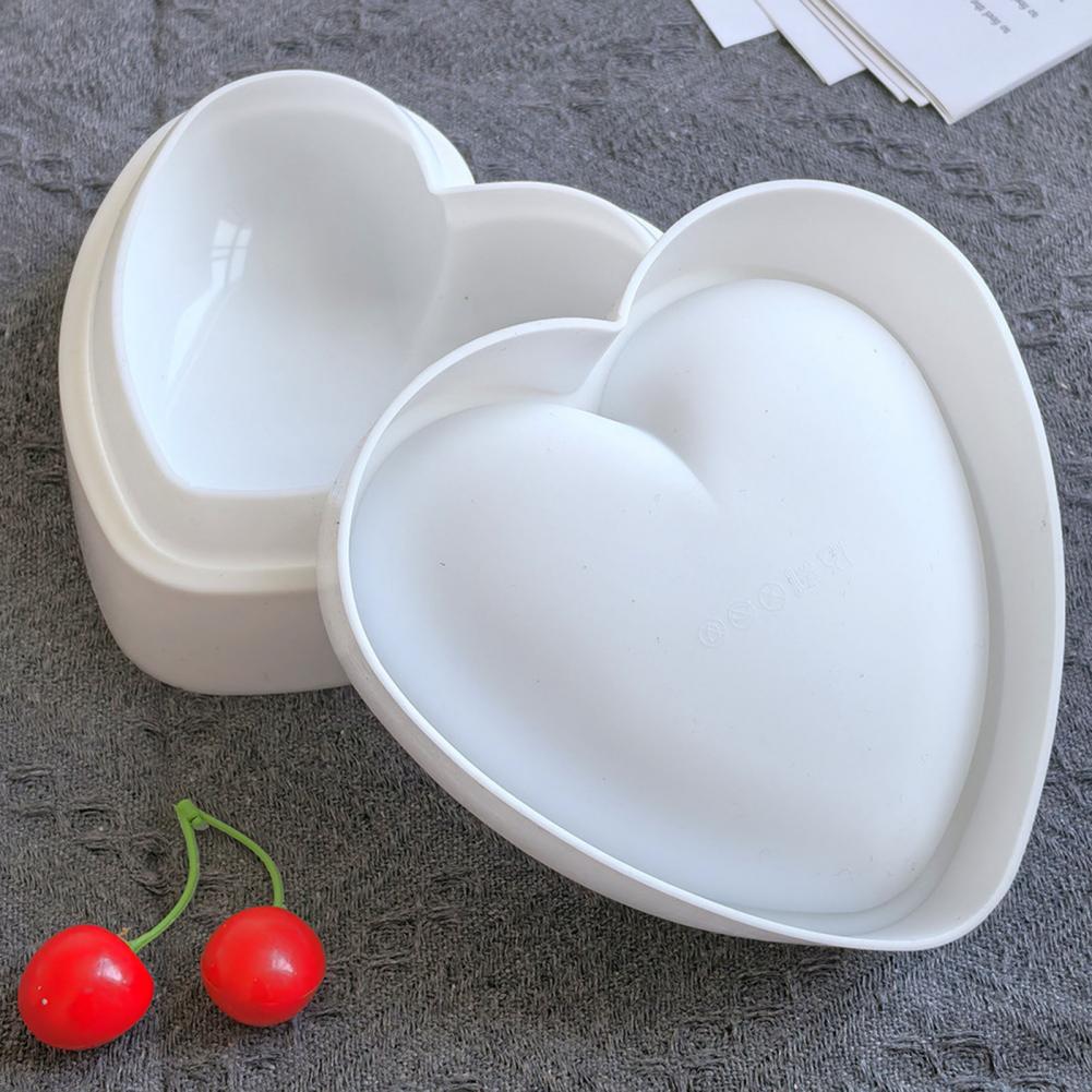 Heart Shaped Silicone Mold 3D  - Soap Making Jelly recension och pris
