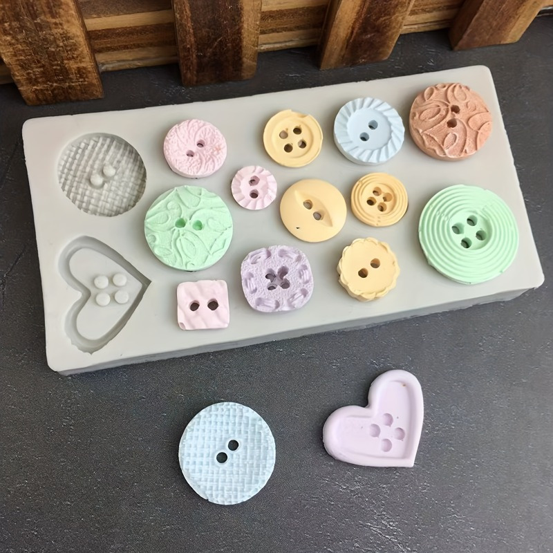 Buttons Shape Silicone Mold Si - Soap Making Utensils recension och pris