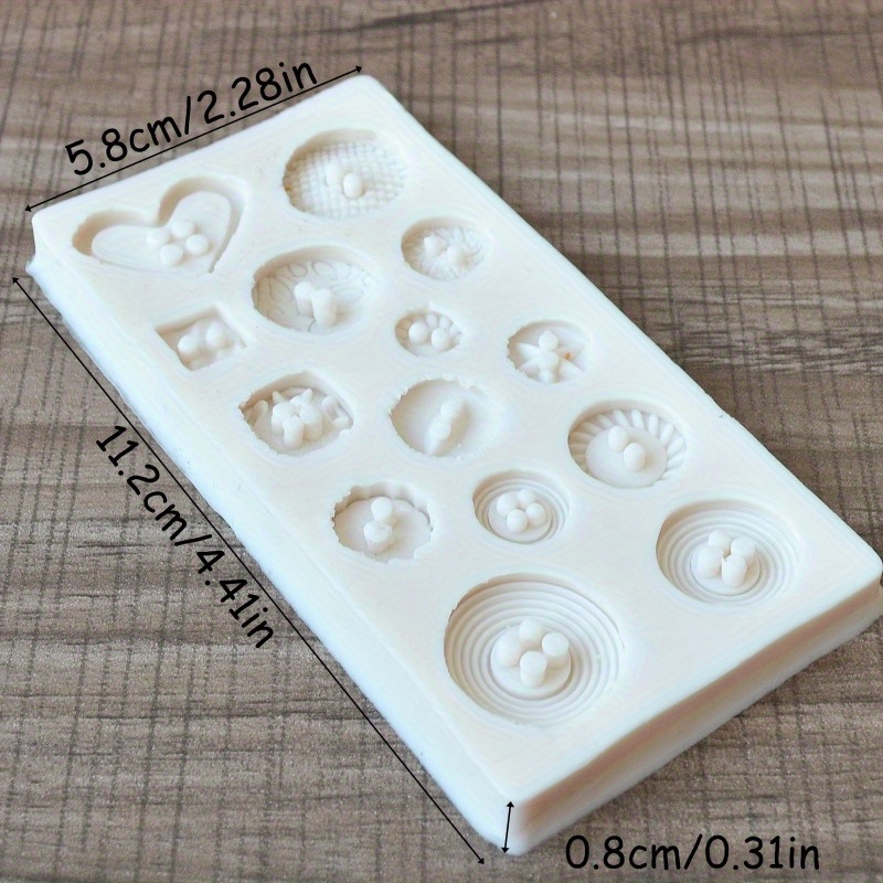 Buttons Shape Silicone Mold Si - Soap Making Utensils recension och pris