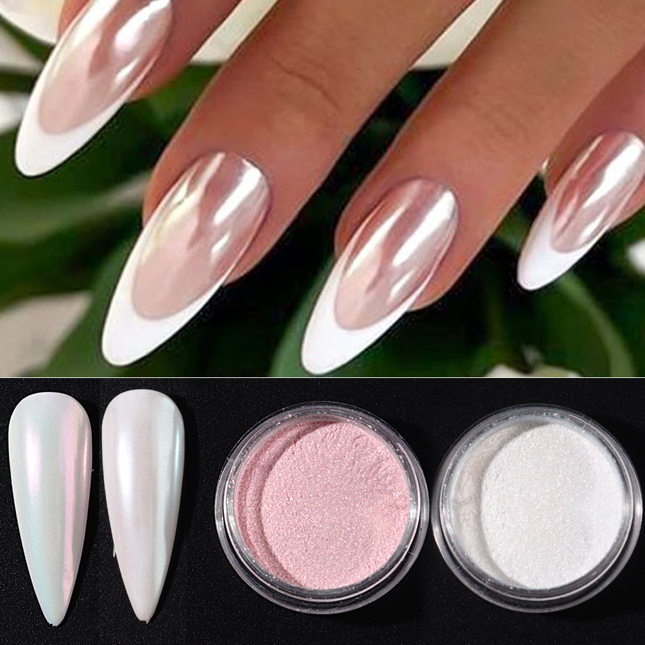 10pcs Set Nail Mermaid Dipping - Mica Powder Colorant recension och pris