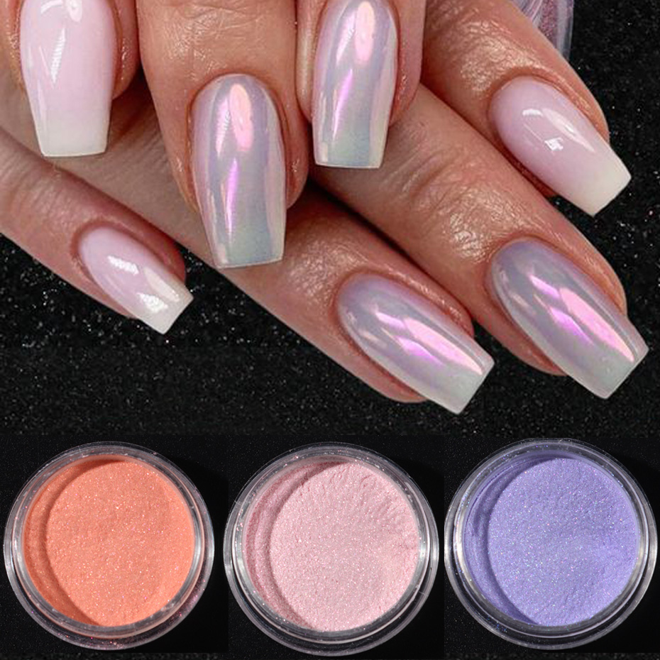 10pcs Set Nail Mermaid Dipping - Mica Powder Colorant recension och pris
