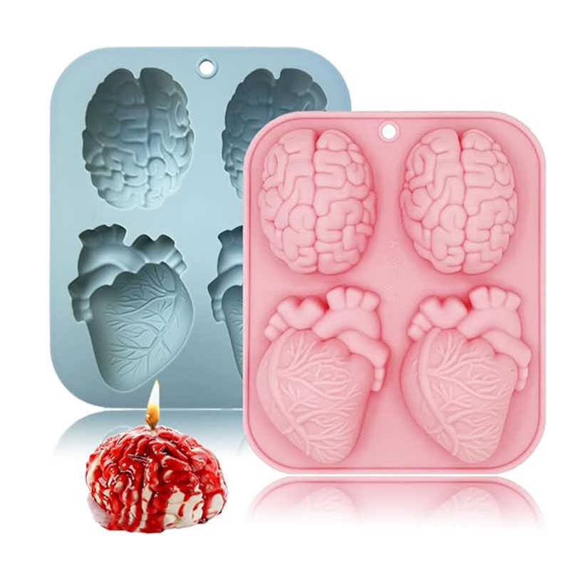 Human Brain And Heart Silicone - Soap Making At Home recension och pris