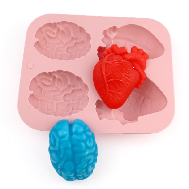 Human Brain And Heart Silicone - Soap Making At Home recension och pris