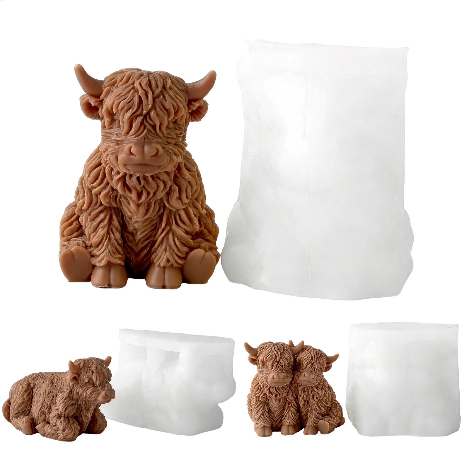 Highland Cow Silicone Mold Reu - Soap Making For Beginners recension och pris