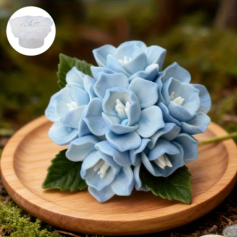 1 Hydrangea Candle Silicone Mo - Soap Making Silicone Molds recension och pris