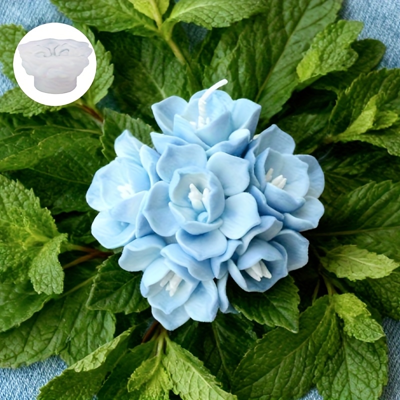1 Hydrangea Candle Silicone Mo - Soap Making Silicone Molds recension och pris