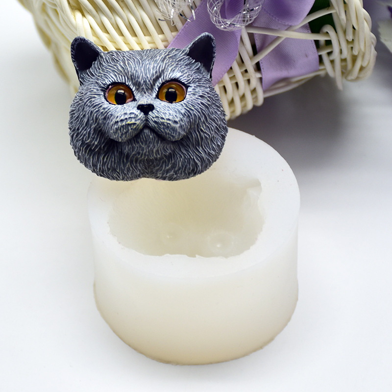 Silicone Mold Short-haired Cat - Soap Making Utensils recension och pris