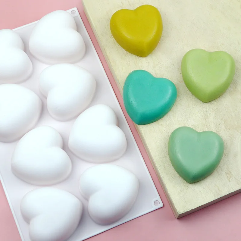 Love Heart Silicone Soap Mold  - Soap Making Utensils recension och pris