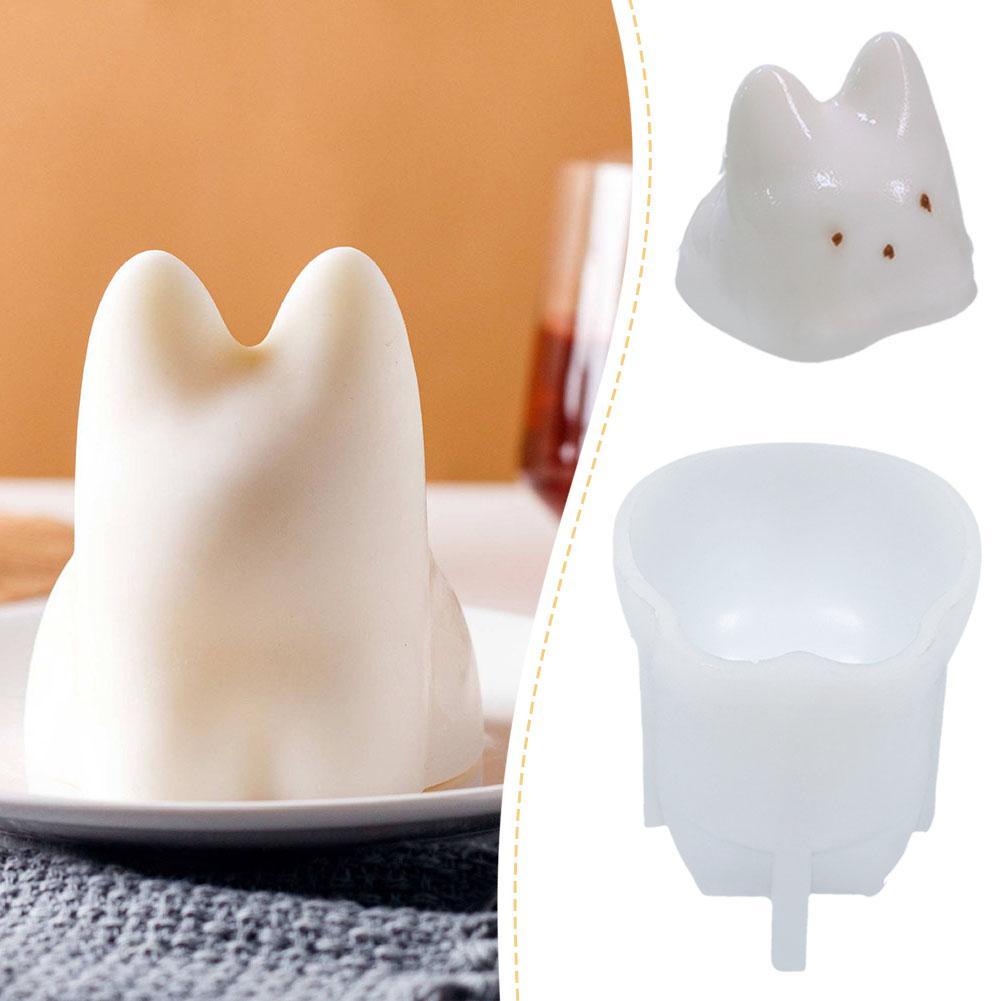 3D Cat Silicone Mold DIY Mouss - Soap Making Jelly recension och pris