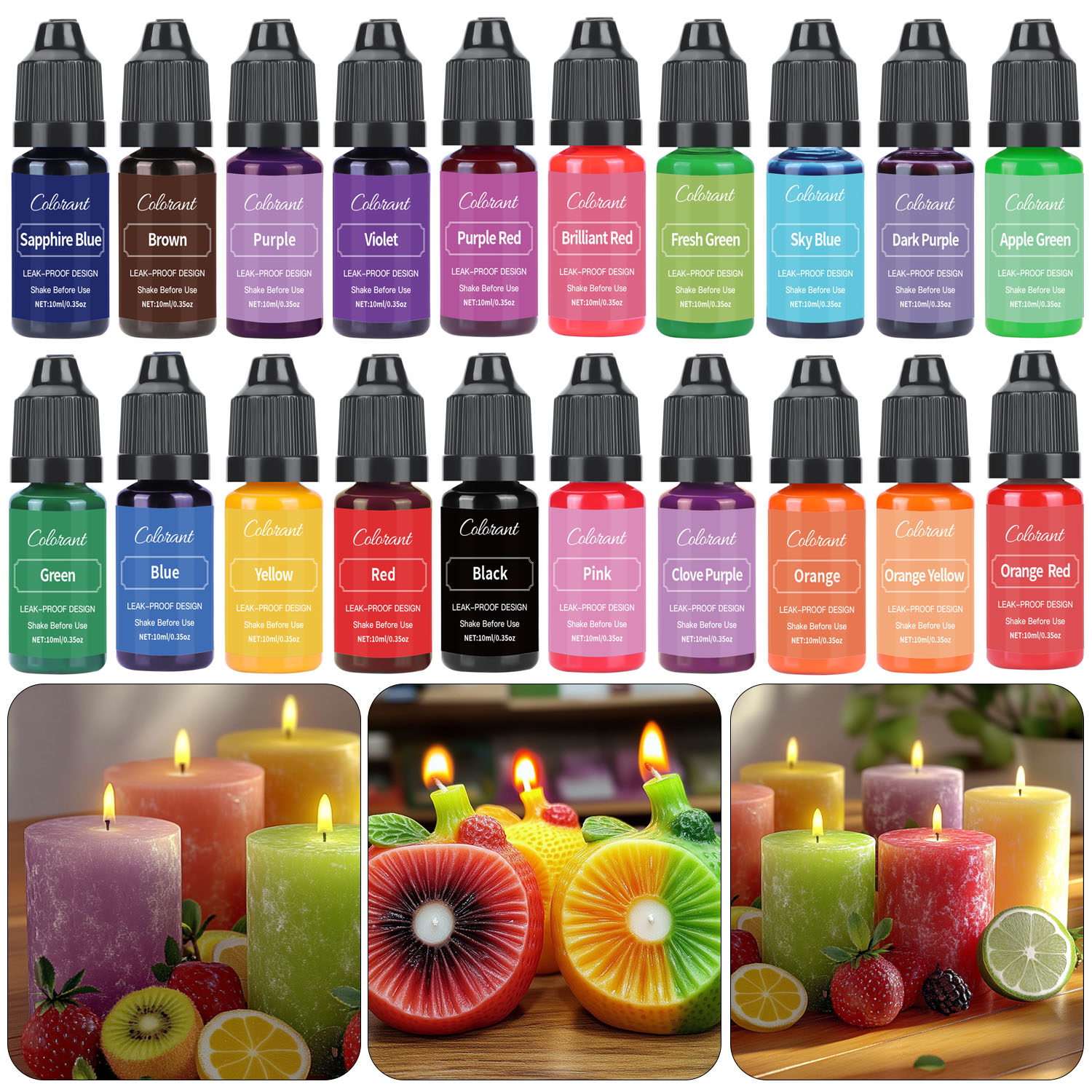 Liquid Candle Dye For Soy Wax  - Soap Making Liquid recension och pris