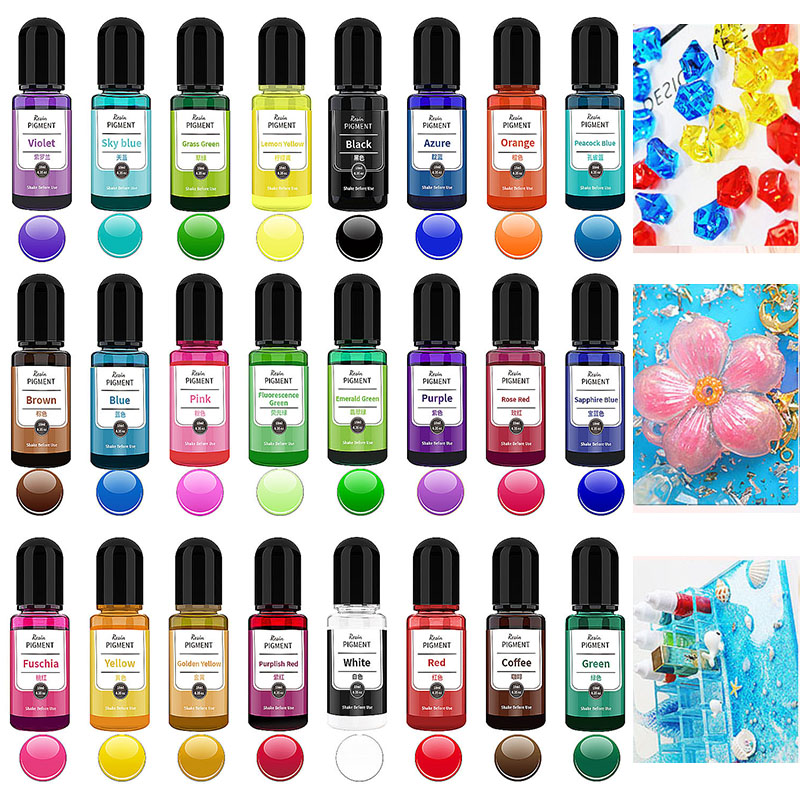 10ml/bottle Epoxy Resin Pigmen - Soap Making Liquid recension och pris