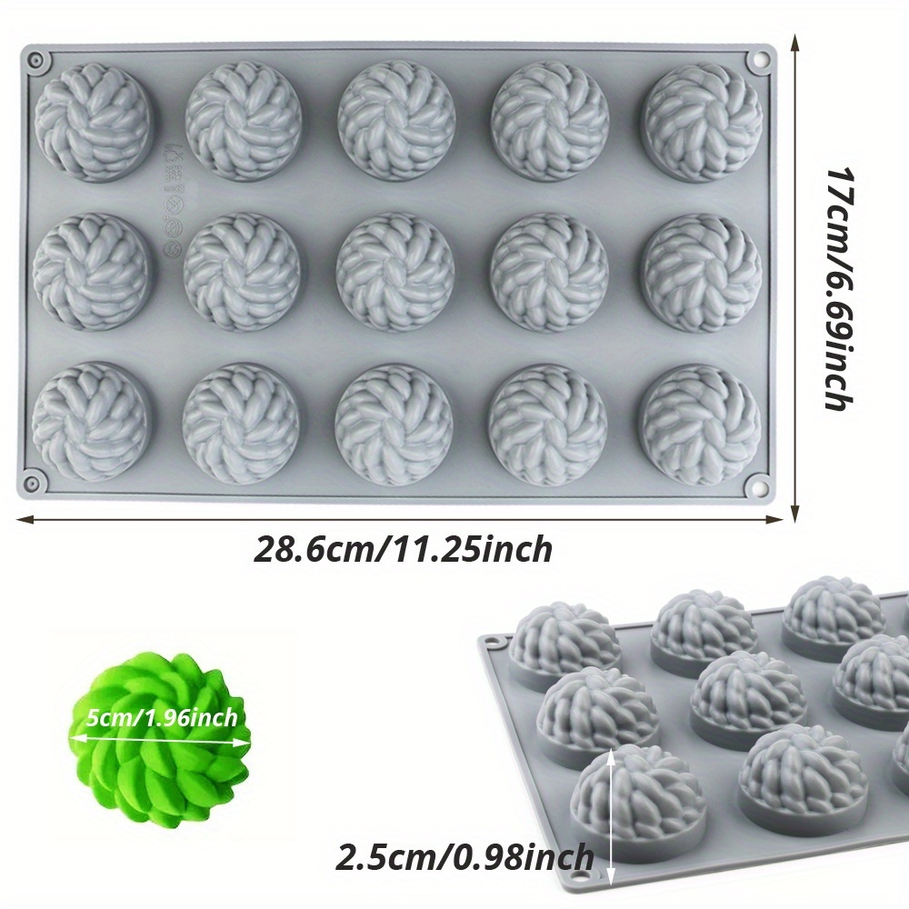 1Pc Cake Mold Santa Ana Floral - Soap Making For Beginners recension och pris