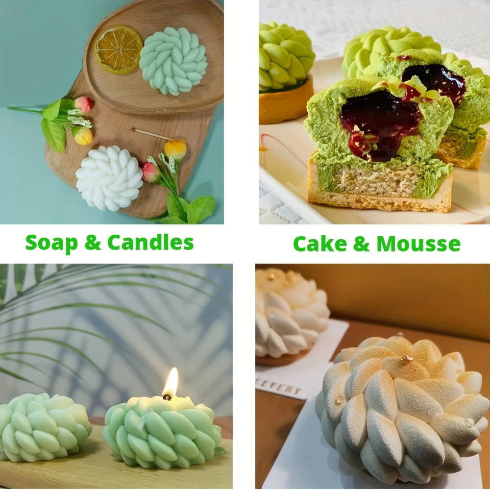 1Pc Cake Mold Santa Ana Floral - Soap Making For Beginners recension och pris