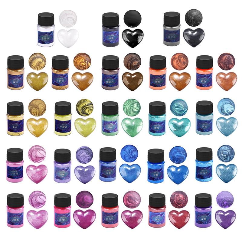 24Colors Epoxy Resin Dye Mica  - Mica Powder Colorant recension och pris
