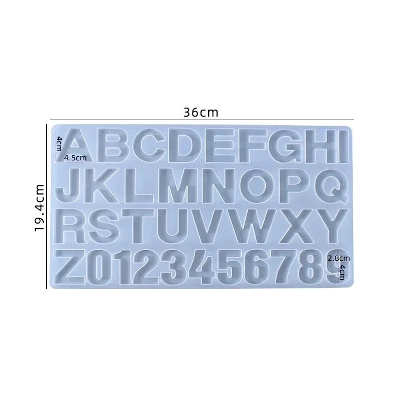 1pc/2pcs/3pcs LettersAtoZ，Numb - Soap Making Silicone Molds recension och pris