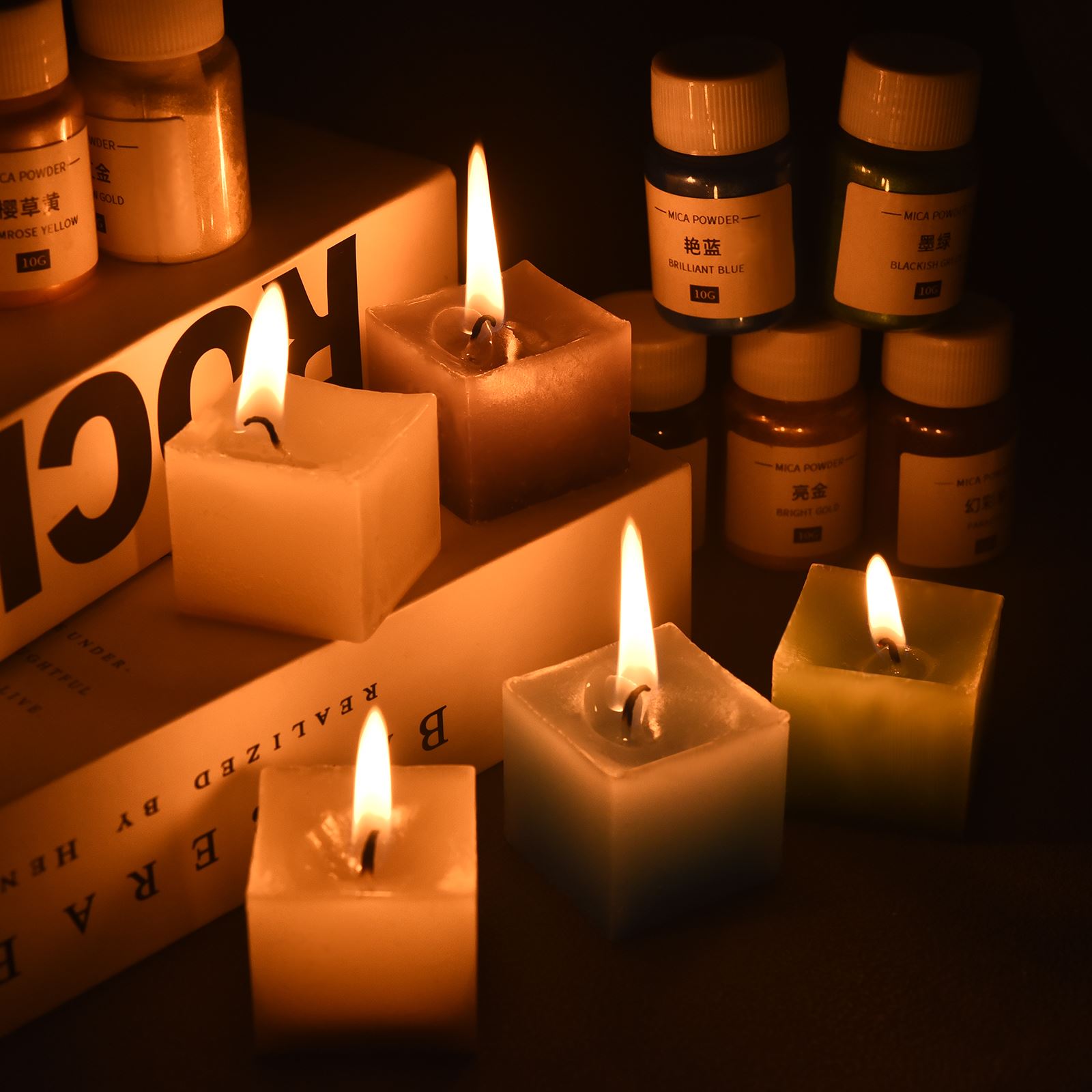 10G/Bottle Candle Pearlescent  - Mica Powder Colorant recension och pris
