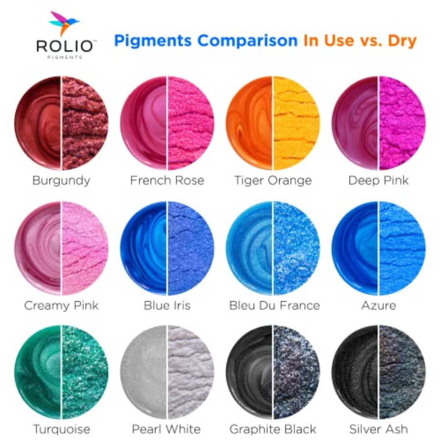 Mica Powder Color Pigment Set  - Mica Powder Colorant recension och pris
