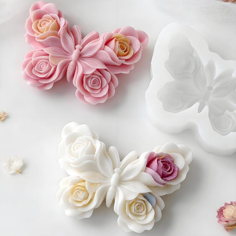 DIY Rose Butterfly Form Silico - Soap Making Utensils recension och pris
