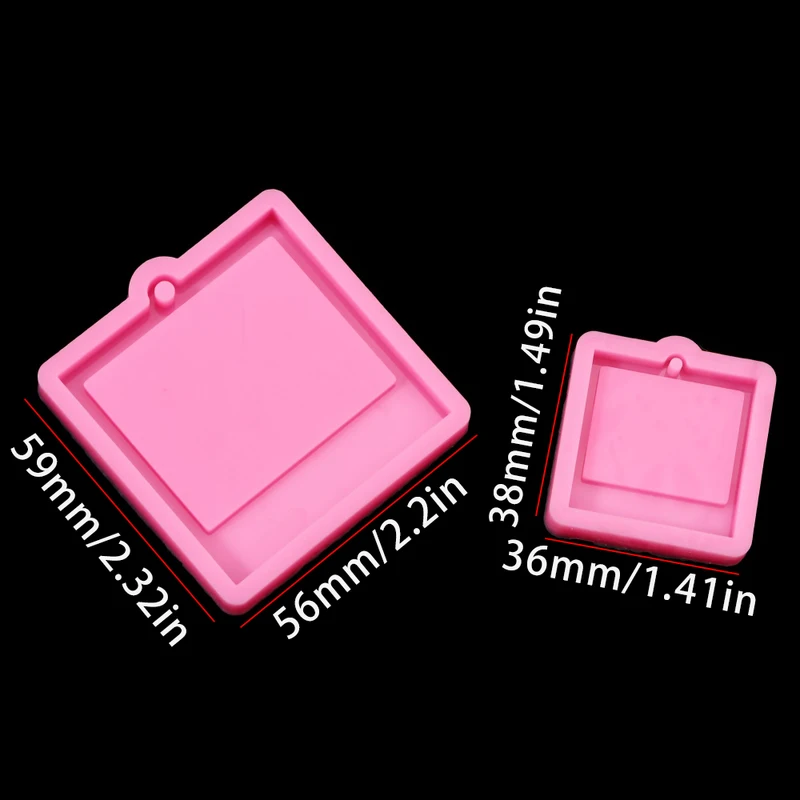 Photo Frame Epoxy Resin Keycha - Soap Making Utensils recension och pris