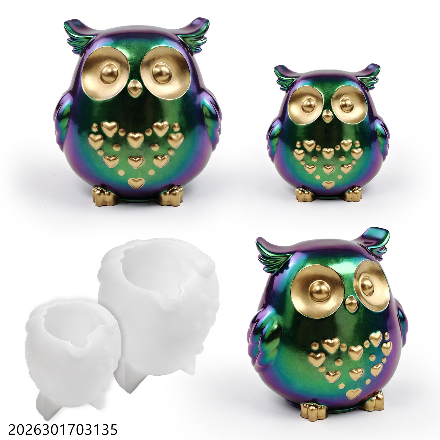 Owl Silicone Mold 3D Bird Shap - Soap Making Utensils recension och pris