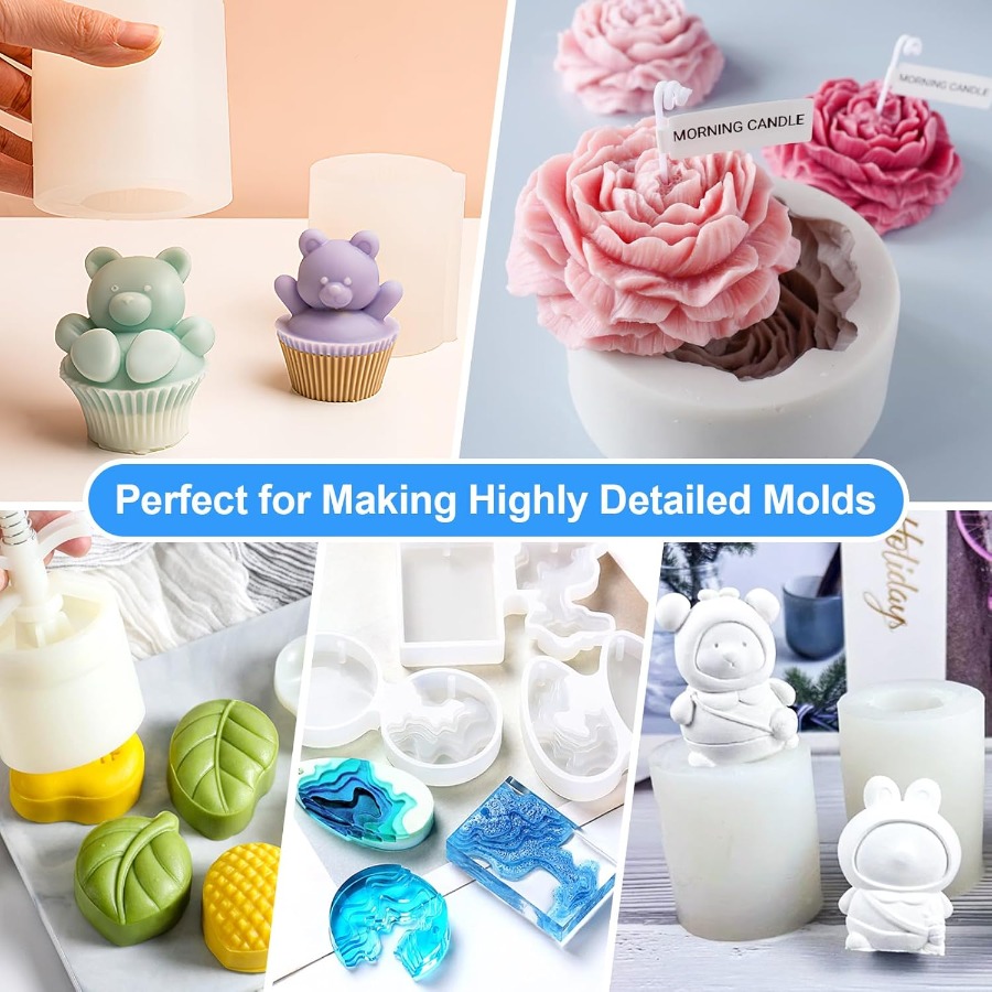 Silicone Mold Making Kit, 38.8 - Soap Making Silicone Molds recension och pris