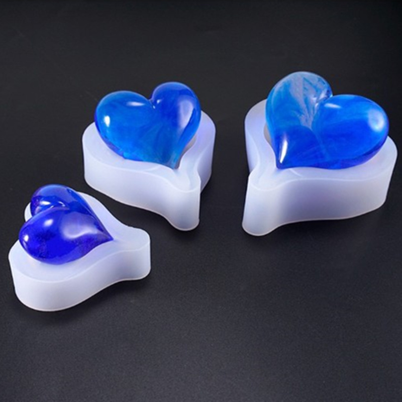1PCS 3D Heart Shape Silicone M - Soap Making For Beginners recension och pris