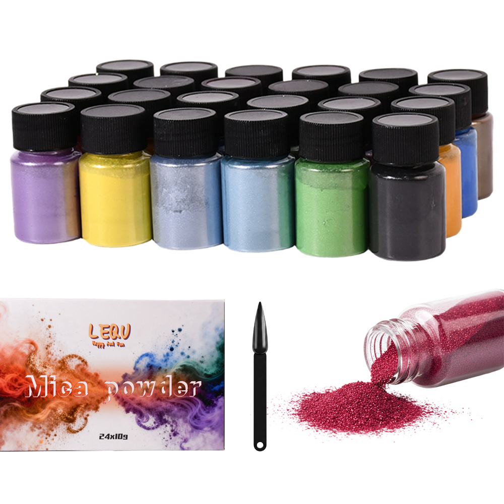 24-Color Chameleon Mica Powder - Mica Powder Colorant recension och pris